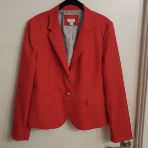 J. Crew women's red blazer